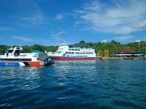 Asyiknya Naik Kapal dari Bali ke Gili Trawangan