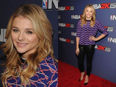 Senyum Manis Chloe Moretz