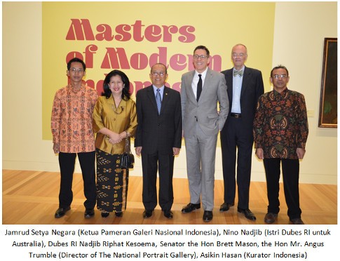 Ini Lukisan Maestro Indonesia yang Dipamerkan di Australia