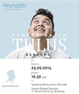 Konser Gajah Tulus Siap Digelar Malam Ini