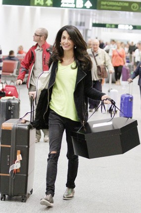 Cantiknya Amal Alamuddin, ke Italia untuk Menikah dengan George Clooney