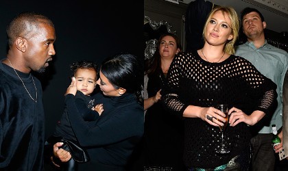 Kemesraan Keluarga Kim dan Kanye West, Busana Jaring-jaring Hilary Duff