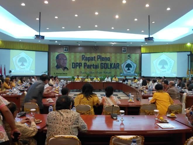 Ical Pimpin Langsung Rapat Golkar Soal Calon Ketua DPR