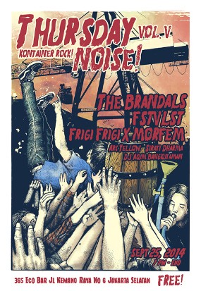 Ini Mahasiswa Malang Pemenang Kompetisi Poster Kontainer Rock