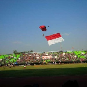 Jerman dan Rusia Jawara Lomba Terjun Payung Militer di Solo