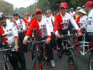 Hemat Energi, Panglima TNI Sosialisasikan Penggunaan Sepeda