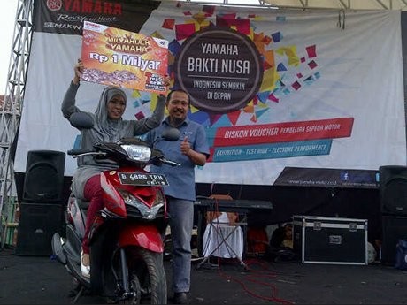 Yamaha Mulai Bagikan Hadiah Rp 1 Miliar