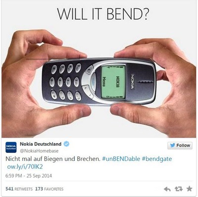 Gaya Samsung, Nokia, dkk Mengejek iPhone 6