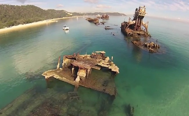 Australia Punya Kuburan Kapal Secantik Ini