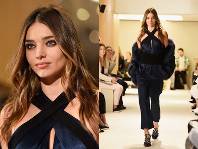 Si Seksi Miranda Kerr di Paris Fashion Week