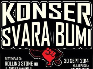 Perjuangan Tolak Reklamasi Teluk Benoa di Konser Svara Bumi