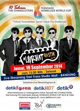 Saksikan (Lagi) Kegilaan The Changcuters di LIVECHATkustik Siang Ini
