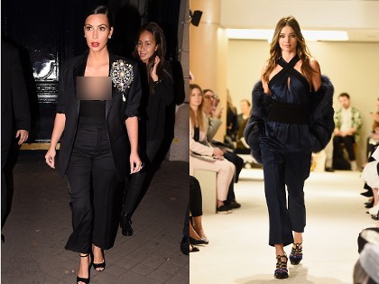 Kim Kardashian Tak Kenakan Bra, Miranda Kerr Cantik Beraksi di Catwalk