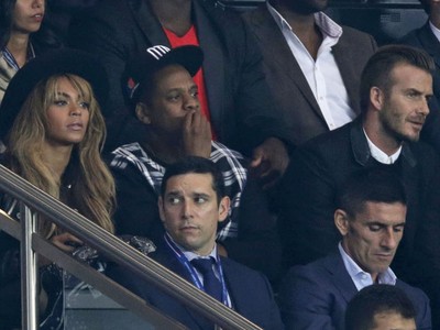 Beyonce dan Jay Z Nobar Sepakbola dengan David Beckham