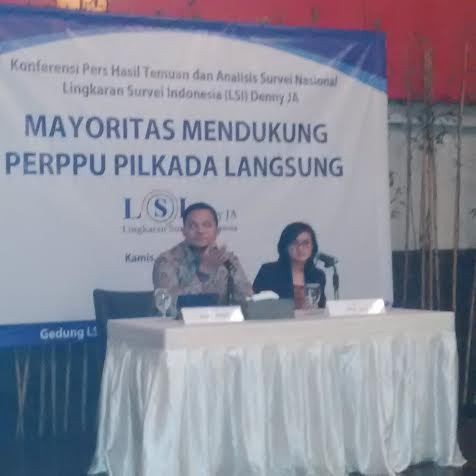 LSI Denny JA: Konstituen Koalisi Merah Putih Dukung Pilkada Langsung