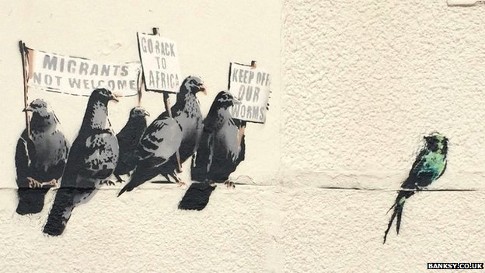 Mural Banksy Terbaru yang Dianggap Rasis Dihapus Pemerintah