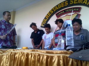 Komplotan Perampok Sadis di Semarang Dibekuk saat Pesta Sabu