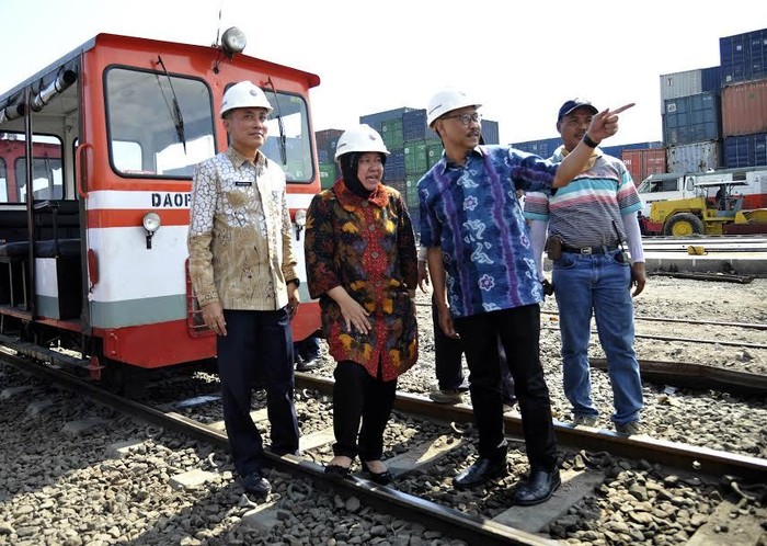 Bambang Susantono dan Risma Bahas Monorel Hingga Trem Surabaya