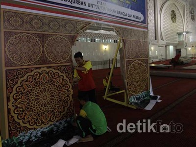 Istiqlal Berbenah Sambut Idul Adha