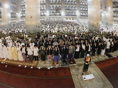SBY Salat Ied di Istiqlal
