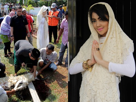 IDP Sedih Lihat Hewan Kurbannya Disembelih