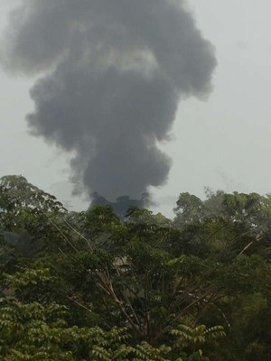 Permukiman di Dekat Depo Pertamina Plumpang Terbakar