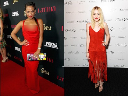 Christina Milian Pamer Belahan Dada, Dakota Fanning Cantik Bergaun Merah