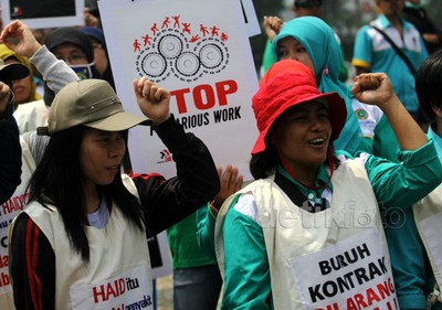 Buruh Tolak Outsourcing