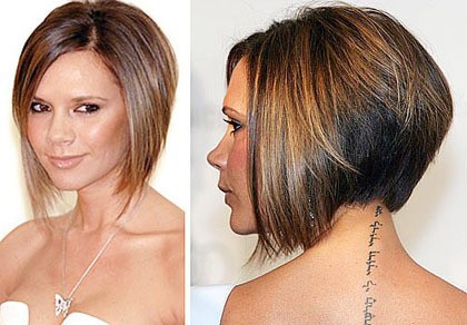 Foto Beragam Model  Rambut  Bob Ikonik Victoria Beckham 