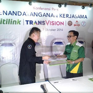 Naik Citilink, Anda Gratis Langganan Transvision 6 Bulan
