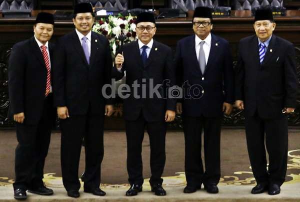 Ini Kekayaan 5 Pimpinan MPR 2014-2019