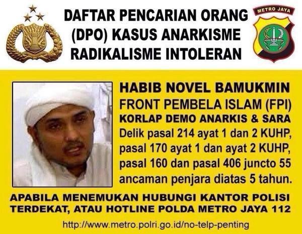 Polisi Yakini Novel Bamukmin Masih di Wilayah Jakarta