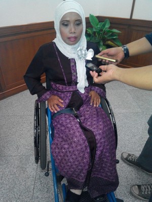 Demi Temui Ahok, Difabel Ini Rela Naik Motor Dari Aceh-Jakarta