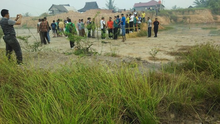 Ini Penampakan Semburan Lumpur di Muaro Jambi