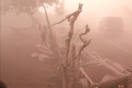 Kawasan Sekitar Sinabung Dilanda Hujan Lumpur