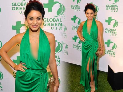 Dukung Global Green, Vanessa Hudgens Pamer Belahan Dada