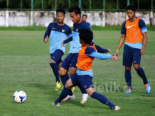Latihan Timnas U-19 Jelang Hadapi Australia