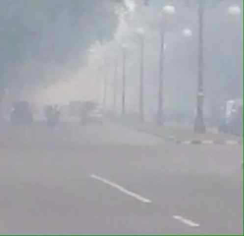 Begini Penampakan Pekatnya Kabut Asap yang Kepung Kota Jambi