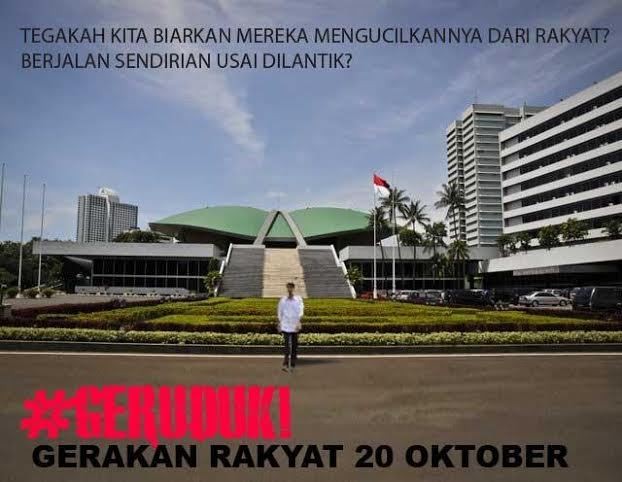 Ini Susunan Acara Kirab Geruduk Relawan Jokowi-JK pada 20 Oktober