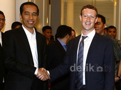 Mark Zuckerberg Sambangi Jokowi