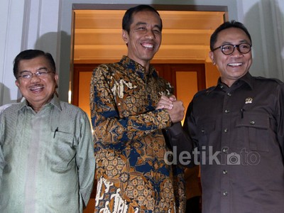Pimpinan MPR Temui Jokowi-JK