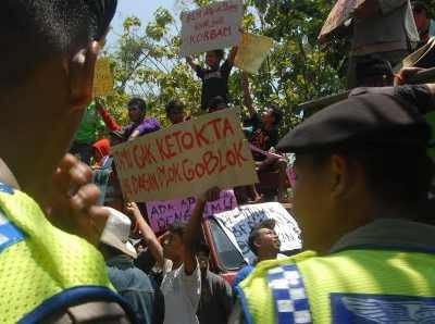 Warga Terimbas Limbah Datangi Kantor BLH Pasuruan