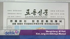 Menghilang 40 Hari, Kim Jong Un Akhirnya Muncul