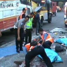 Sopir Bus Harapan Jaya yang Kabur Ditetapkan Tersangka