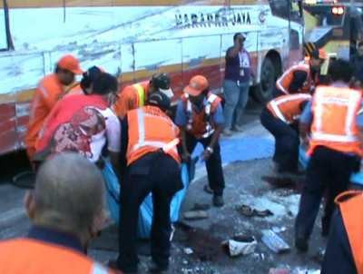 Ungkap Penyebab Kecelakaan, Polisi Bongkar Mesin Bus Harapan Jaya