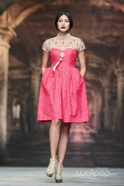 Sebastian Red & Sebastian Sposa by Sebastian Gunawan Golden Allure. Ballroom Hotel Mulia at Senayan. Jakarta. [Foto: Mohammad Abduh/Wolipop]