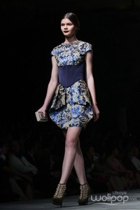 Sebastian Red & Sebastian Sposa by Sebastian Gunawan Golden Allure. Ballroom Hotel Mulia at Senayan. Jakarta. [Foto: Mohammad Abduh/Wolipop]