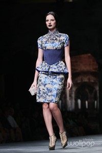 Sebastian Red & Sebastian Sposa by Sebastian Gunawan Golden Allure. Ballroom Hotel Mulia at Senayan. Jakarta. [Foto: Mohammad Abduh/Wolipop]