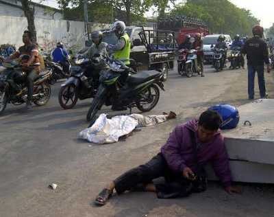 Camalik Tewas Terlindas Trailer Saat Berangkat Kerja