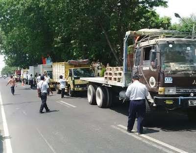 Pascakecelakaan di Gresik, Polres dan Dishub Tertibkan Truk